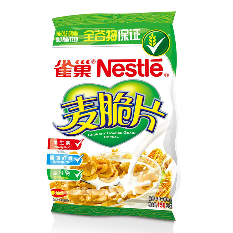 【天猫超市】雀巢谷物早餐 麦脆片 冲调 冲饮 饼干 麦片 150g/袋
