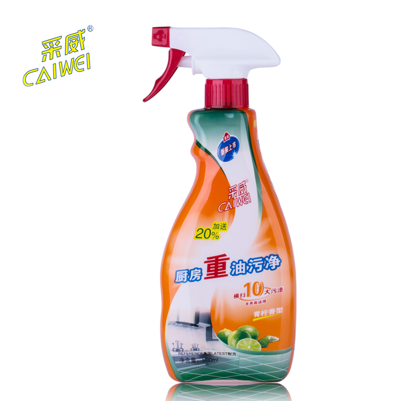 Caiwei kitchen heavy oil cleaner strong degreasing net degreasing range hood cleaner