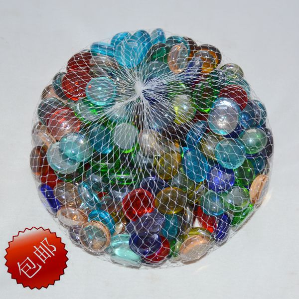 Mixed stained glass stone glass bead crystal Pearl fish tank View Aquarium Vase decorated with new mosaic