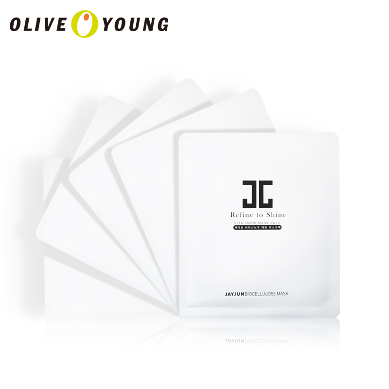 【oliveyoung】jayjun 雪花嫩白水光胎盘素面膜 5片 韩国正品