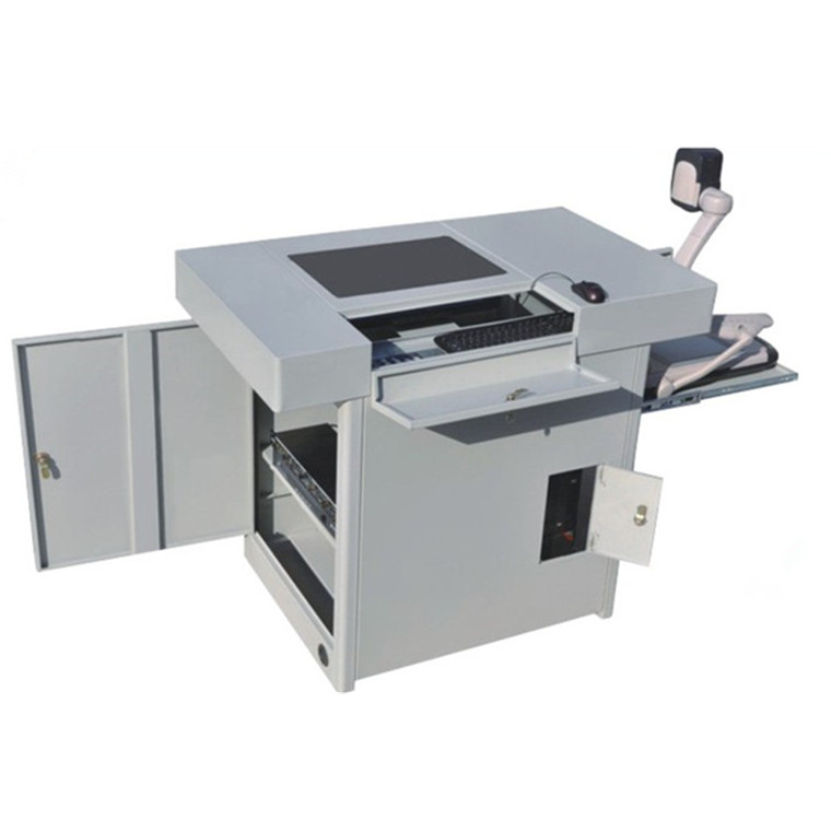 Constant change HB-7007 multimedia lectern steel lecture table control operation table in table
