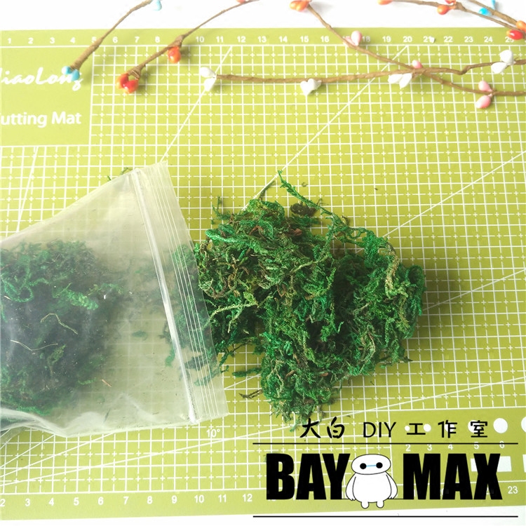 Simulation moss grass fake moss simulation green plant floral floral material resin earth super light soil soft pottery