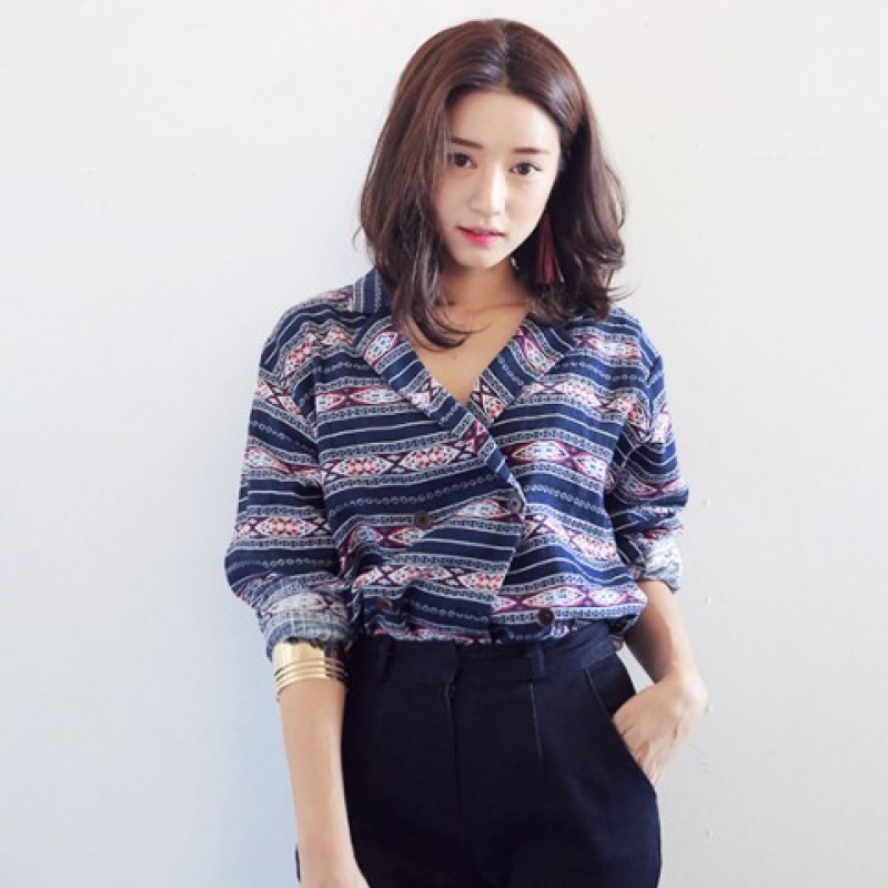 韩国stylenanda官方正品 个性款金属条状拼接开口手镯