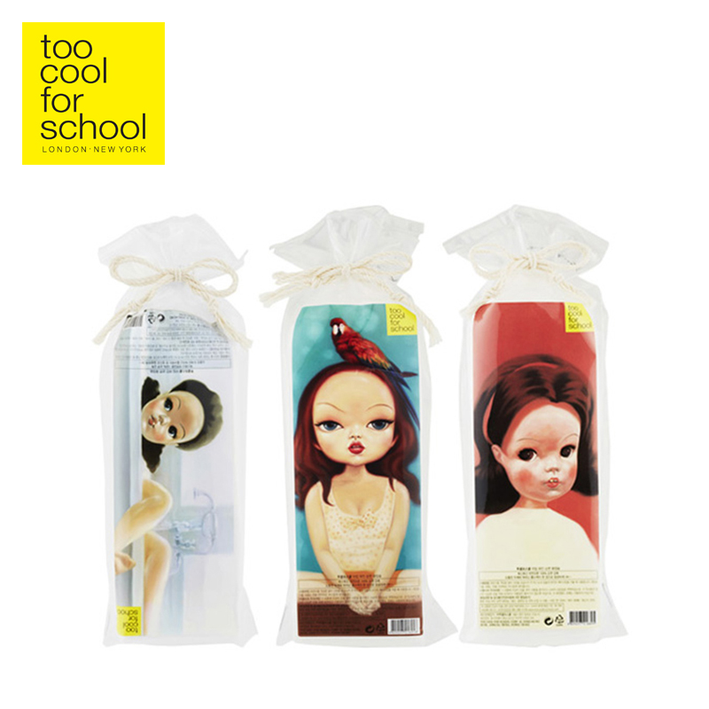 too cool for school柔肤化妆棉80片装 100%纯棉涂抹化妆水乳卸妆