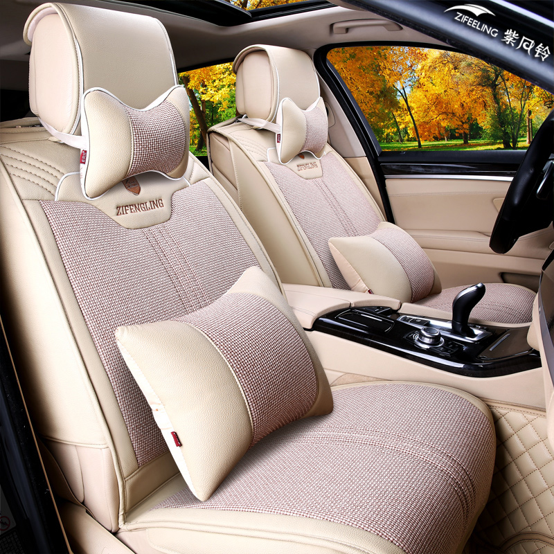 新款汽车座套四季专用布亚麻全包坐垫比亚迪思G6 F6 G5 G3R S6