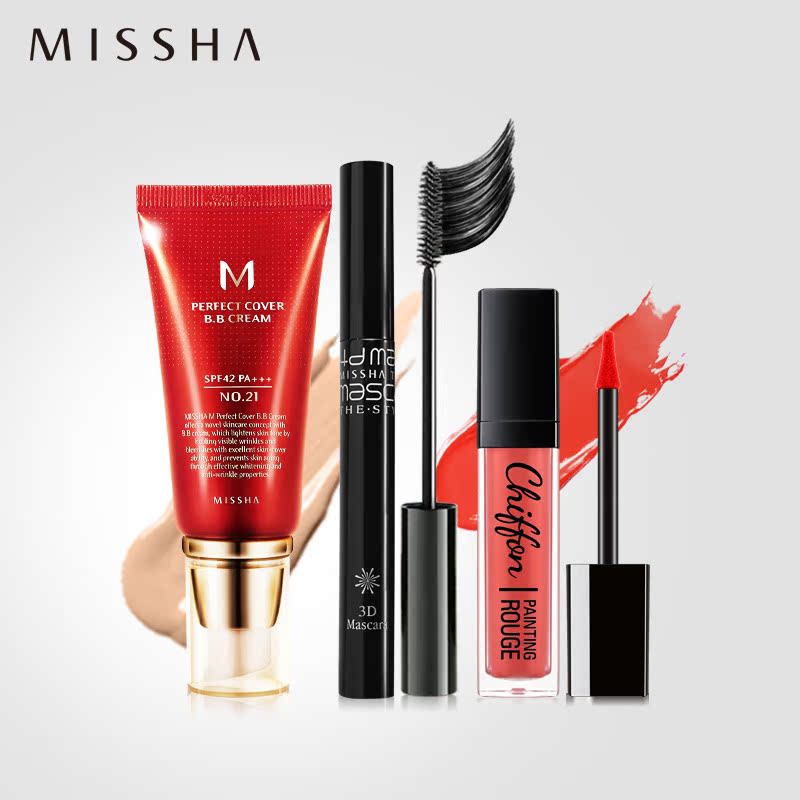 Missha/谜尚谜尚圣诞特供限量版特供彩妆套装 约会女神必备妆容