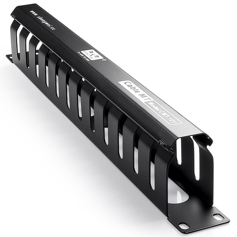 Shengwei CMT-101 professional engineering grade cable management rack 19 inch 1U metal 24 cells