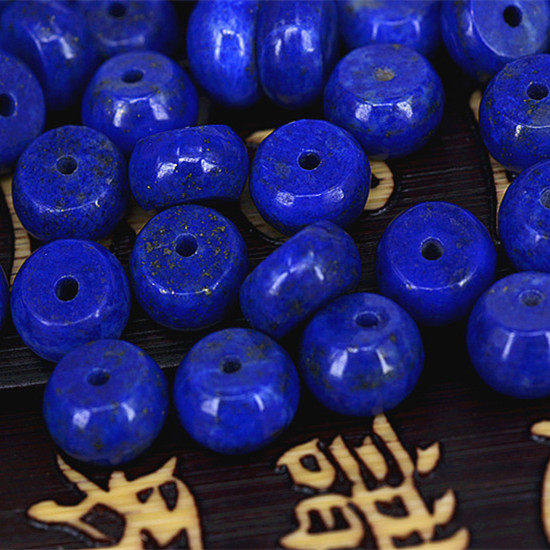 Natural Raw Green Gold Stone DIY Crystal Handmade Necklace Septer Abacus Beads Bodice Beads Bodice Pearl Accessories Accessories