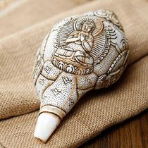 福慧吉祥  三身佛海螺  FQ0340029QN 仅此一件