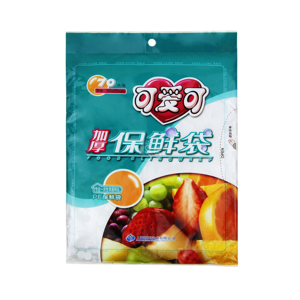 可爱可加厚保鲜袋30*20*70只 一号店