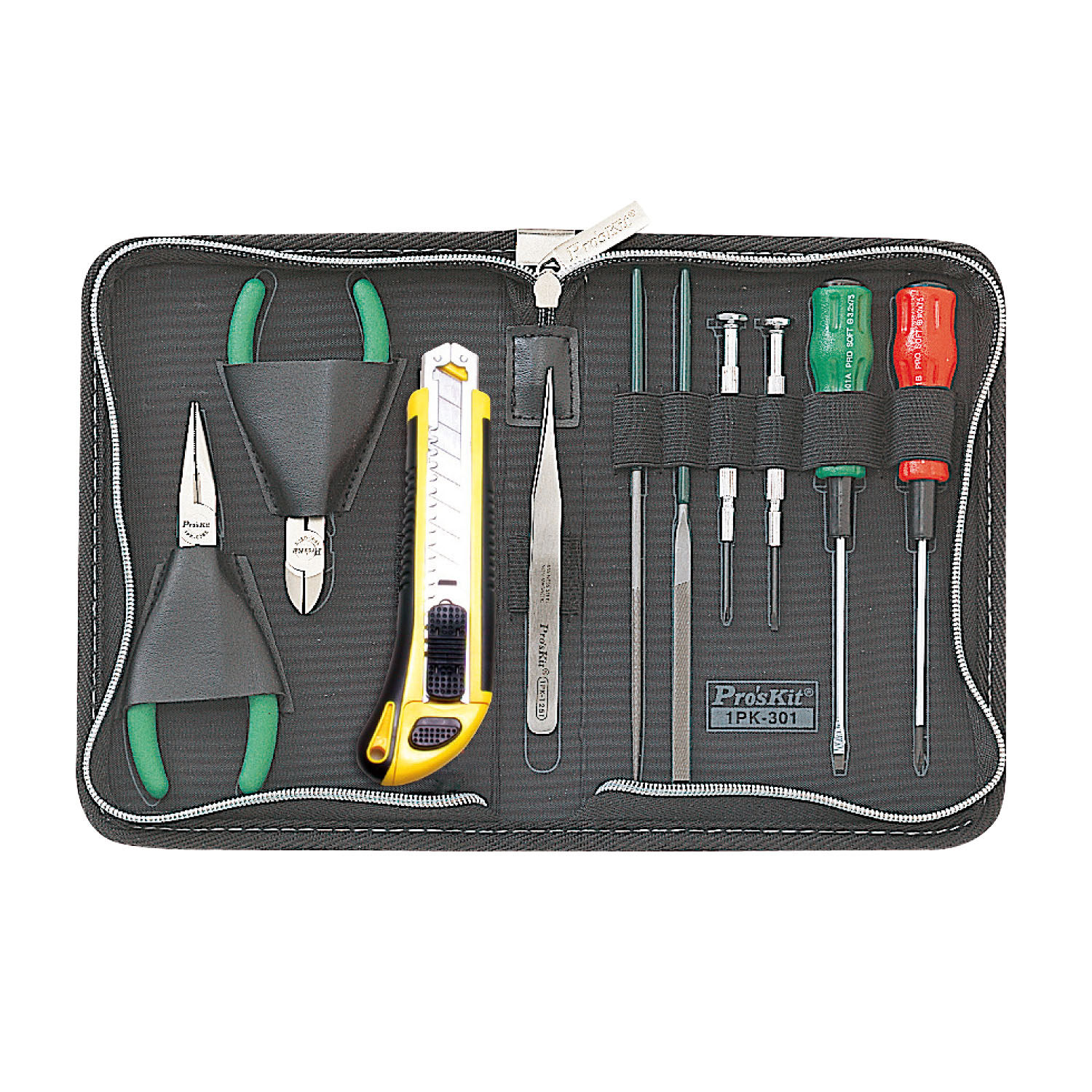 Taiwan Baogong 1PK-301 Mini Tool set 11-piece precision Electronic repair kit Screwdriver Pliers