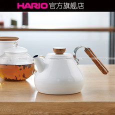 Кофейник hario日本搪瓷制烧水壶茶壶咖啡壶 泡茶咖啡器具btk-80-w