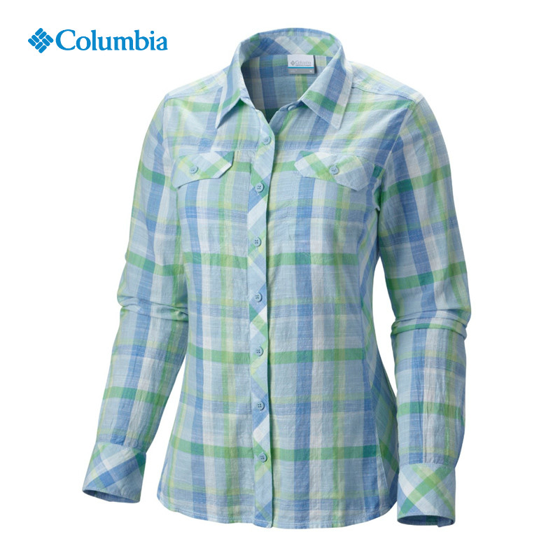 春夏新品 COLUMBIA/哥伦比亚 女款棉长袖衬衫 AR7990