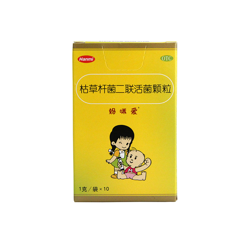 妈咪爱 枯草杆菌二联活菌颗粒1g*10袋 用于消化不良
