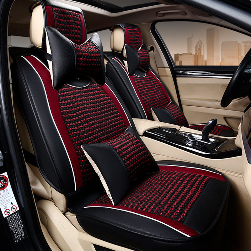 现代25IX35索纳塔八89悦动朗动名图新款汽车坐垫四季通用专用座垫