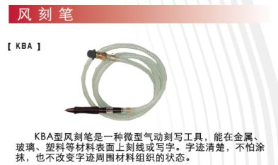 Best Selling Qingdao Frontier Yuhang KBA K1001 Wind Engraving Pen