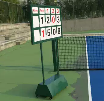 Wilson Willy wins tennis match scoreboard Wilson scorer big match scorer score