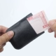 Gói thẻ tín dụng sáng tạo kéo thẻ tín dụng ví da nam cao cấp Chủ thẻ