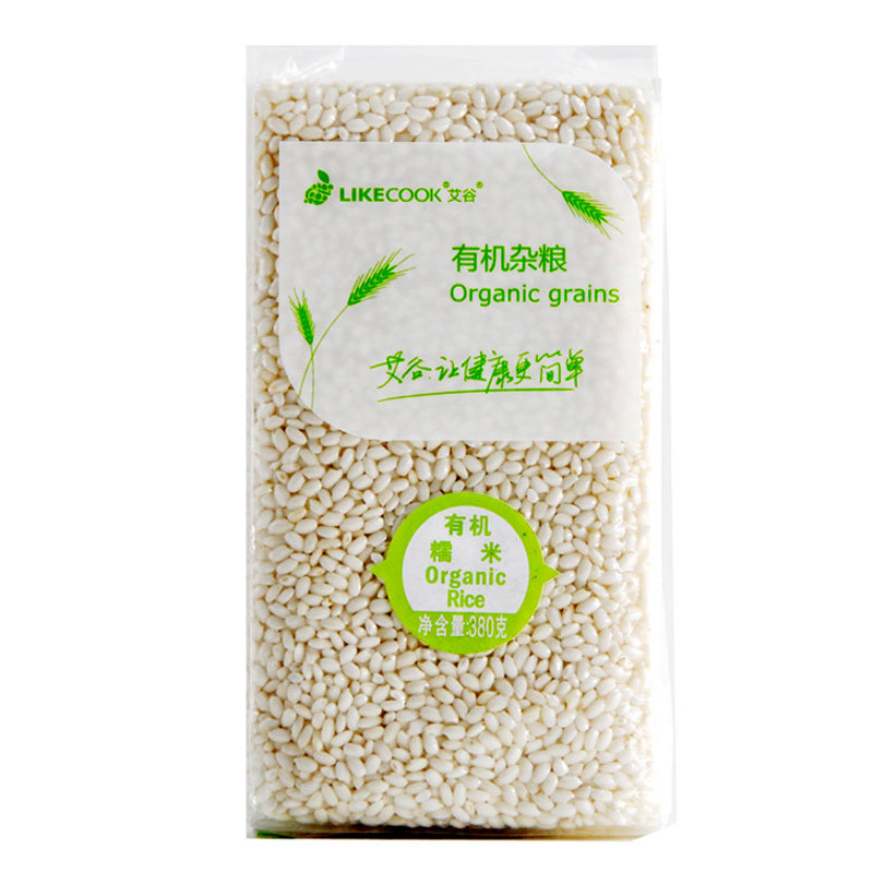 【天猫超市】艾谷有机白糯米 380g 粽子米 煮粥做面点