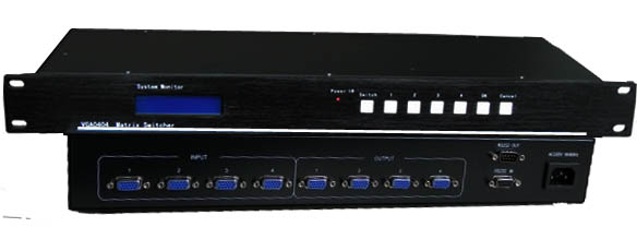 HD matrix VGA cross four in four out AV 4 in four out VGA audio and video control products factory direct sales