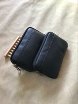 Men wear a belt Mobile phone bag Fanny pack Mini real leather bag Mens bag keys Mens bag Casual change clutch bag