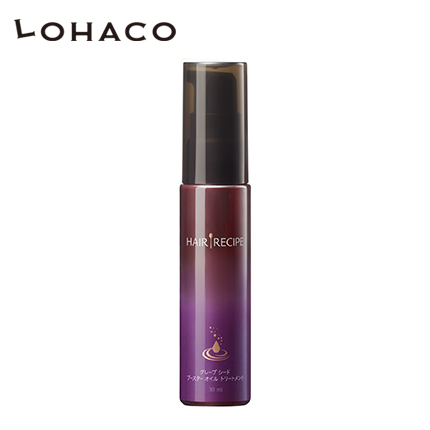 LOHACO HAIR RECIPE葡萄籽增效油滋润配方免洗护发素30ml P&G