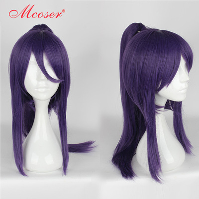 taobao agent Mcoser idol sacrifice Red Moon Shenqima cosplay anime wig purple universal long hair