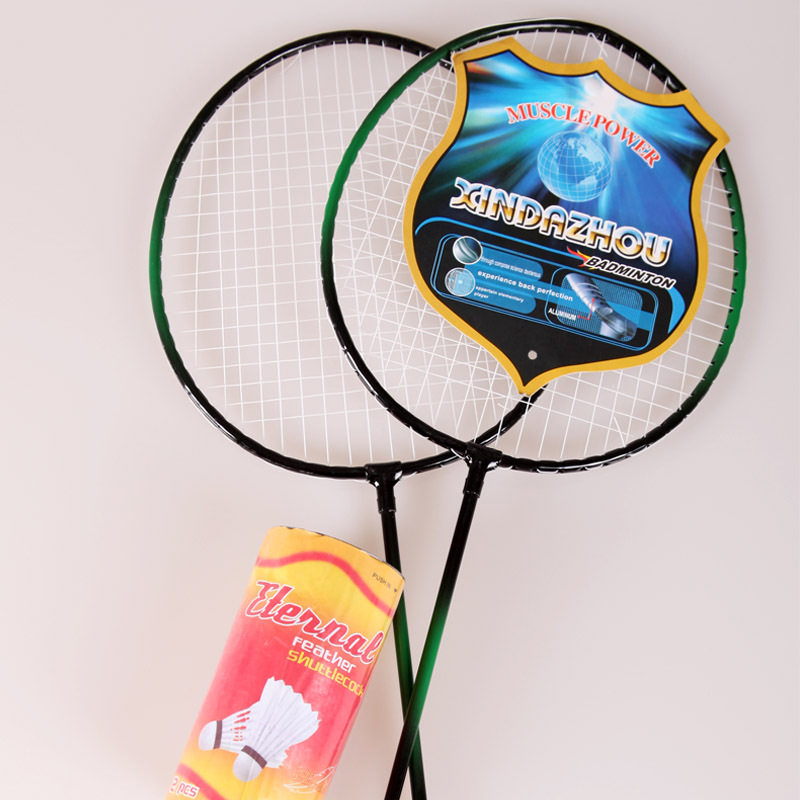 Beginners Entertainment Badminton Racket Suit Sent Badminton Gifts Children Adult Badminton Rackets Pair 9 9 Yuan
