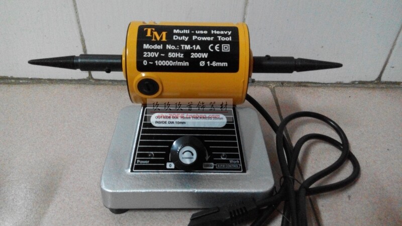 Double-head cloth wheel machine adjustable speed table cloth wheel polished polishing machine polished polishing machine cloth wheel polished