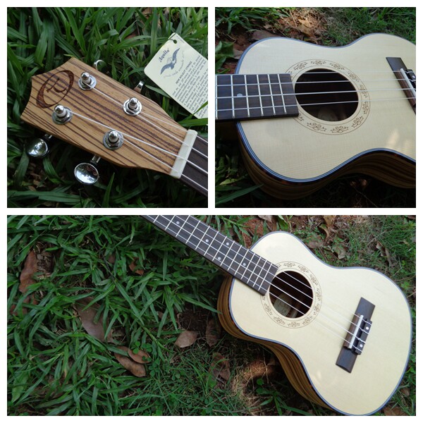 Factory direct ukulele26 inch spotted horse wood cloud veneers Juc Lili Ukrieri 