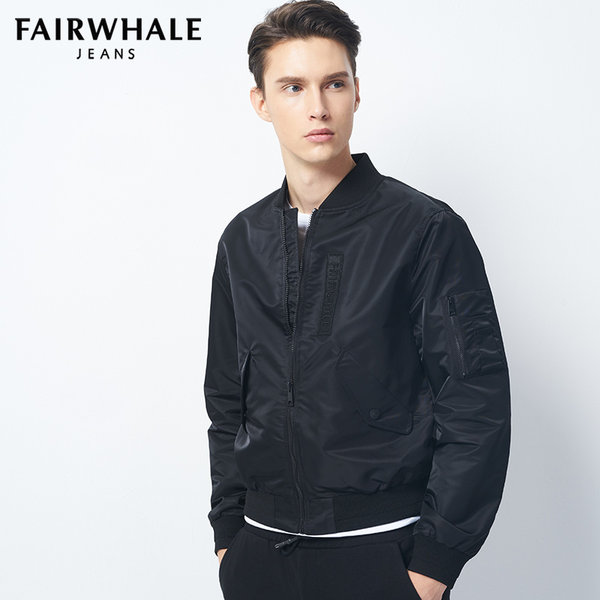 17秋季新款 Mark Fairwhale 马克华菲 MA-1 男式飞行员夹克 优惠券折后￥238包邮（￥338-100）2色可选