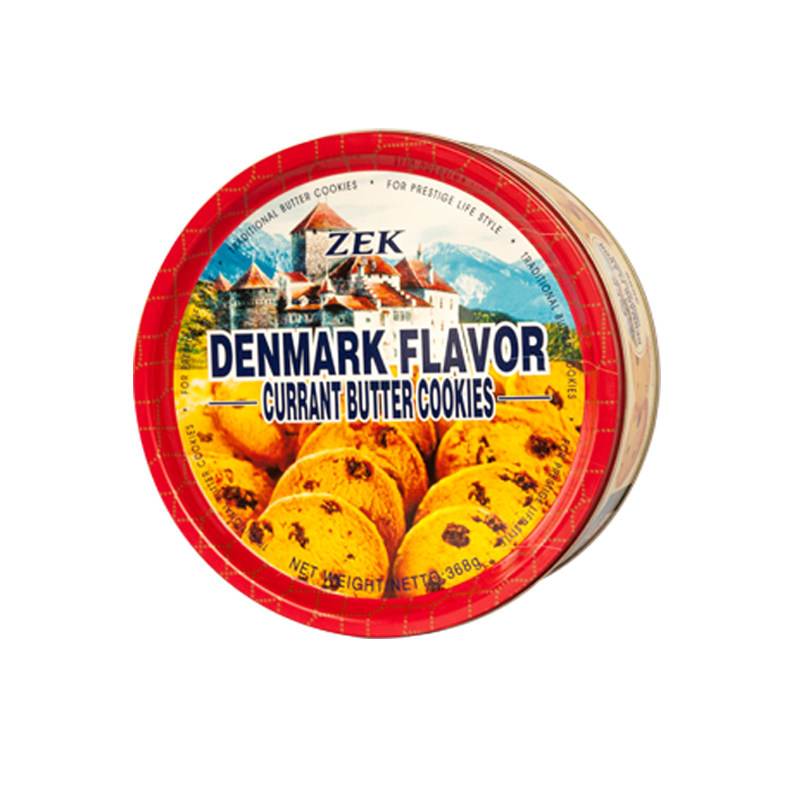 【天猫超市】马拉西亚进口 饼干 ZEK葡萄干黄油曲奇饼干368g/盒