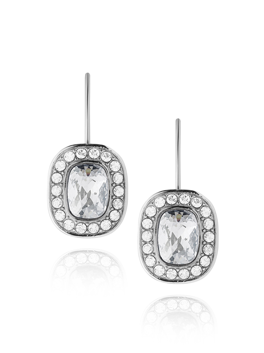 DYRBERG/KERN 银色镶水晶繁星系列耳环