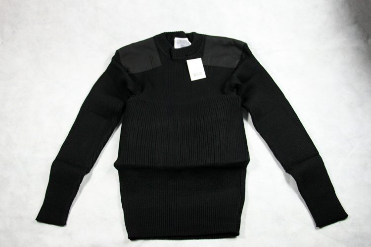 Authorized by ROTHCO USMC SELAS G.I. Commando Sweater Black 6347BK