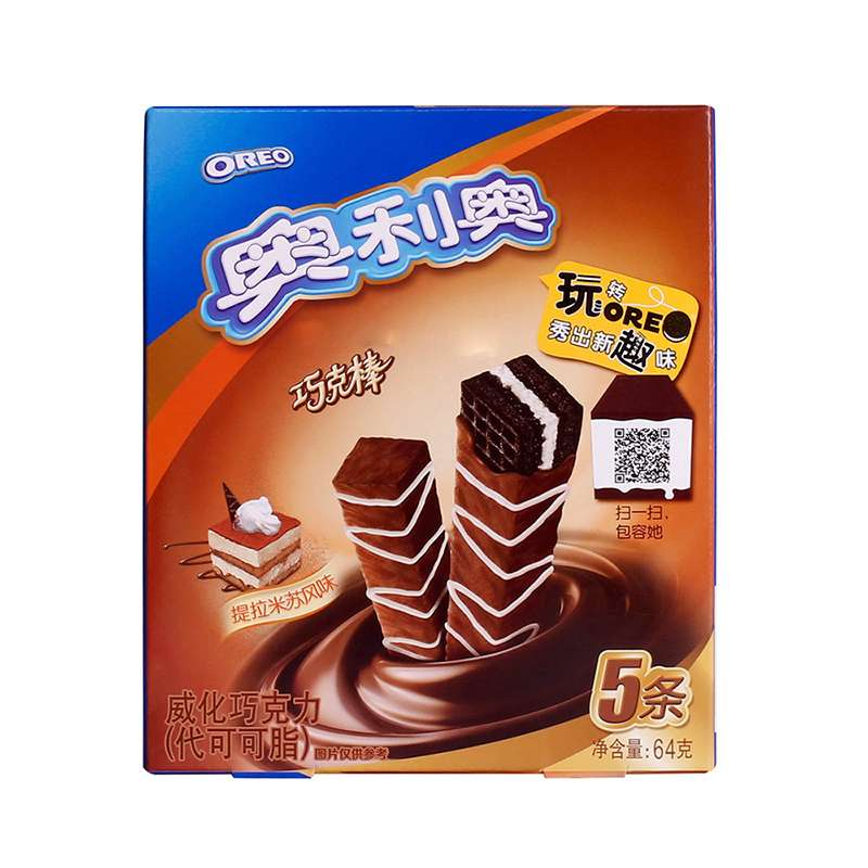【苏宁易购】奥利奥巧克棒（提拉米苏味）64g/盒