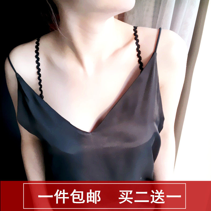 (Buy 2 send 1) Crown lace lace shoulder lace shoulder digging shoulder 100 lap decorative lingerie shoulder strap big hook