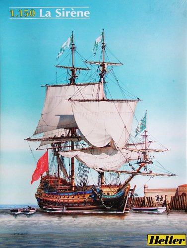 Brand new french hellern la sirene antique warship model: a