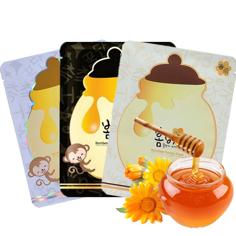 韩国正品papa recipe春雨黑蜂蜜面膜 高保湿营养弹力单片装