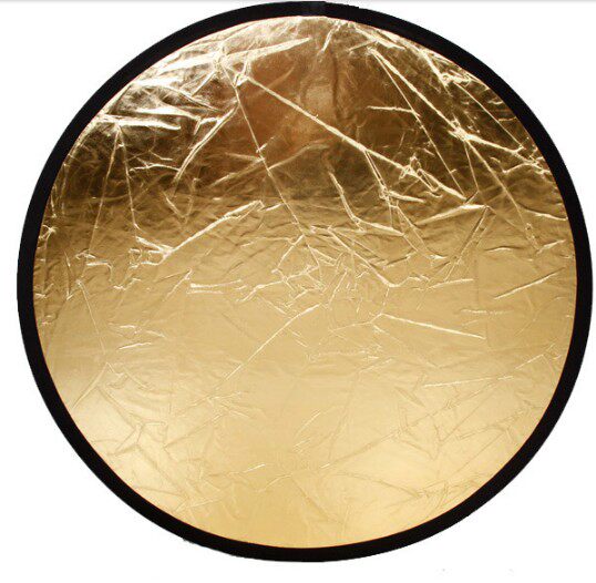 Round reflecting board 80cm Tonic Light Board Gold And Silver Two-in-one Soft Light Board Portable Folding Handheld Photography Light Board