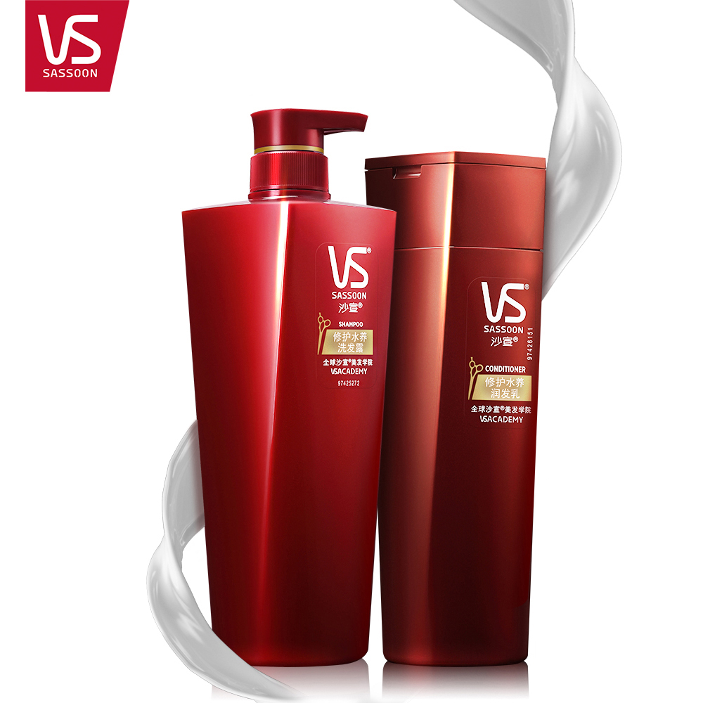 vs沙宣洗发水护发素套装　修护水养洗发露750ml+护发素400ml