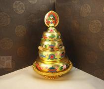 Tibetan supplies cloisonné manza copper manza tray mancha tray mancharo 18cm extra large with tray