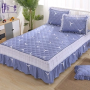 Hàn Quốc phiên bản của tất cả các-bông giường bedspread váy một mảnh cộng với giường bông bao gồm 1.5m1.8 Mega đơn giản mục vụ dày ba mảnh - Váy Petti