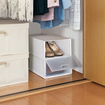 Japan imports moisture-proof thickened transparent plastic shoe box dust-proof drawer leather shoes containing box sneakers collection box