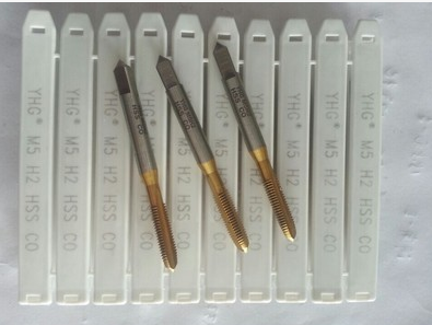 Machine with wire cone high cobalt plated titanium straight groove wire cone M2-M12YHG 