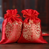 Wedding candy bag Creative egg bag Brocade sugar bag Wedding gift bag Gift bag Wedding supplies Candy bag