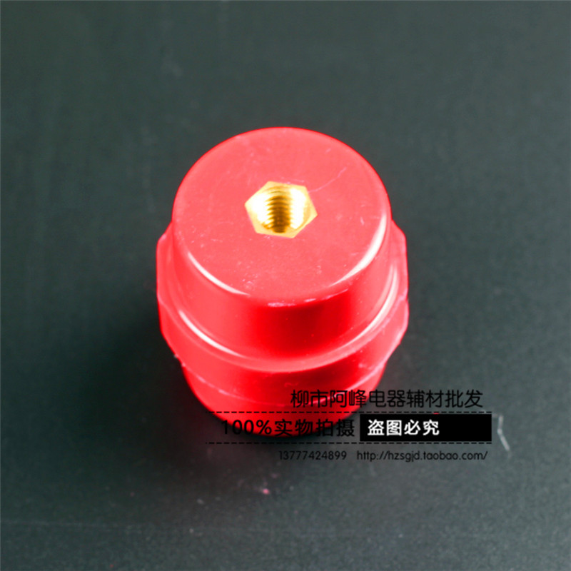 SM30 imitation imported insulator red high quality copper screw High strength spindle high 30mm*M6