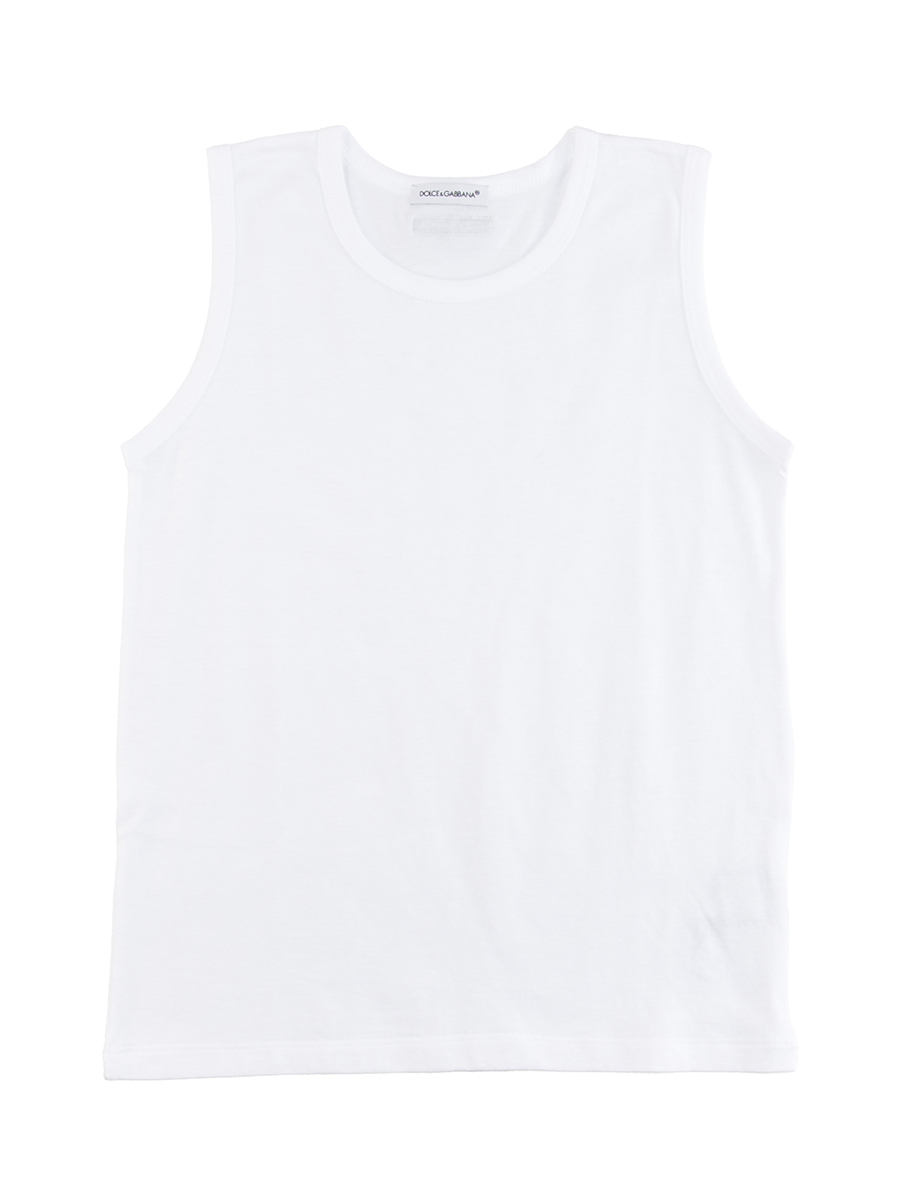 Dolce&Gabbana 白色简约全棉背心