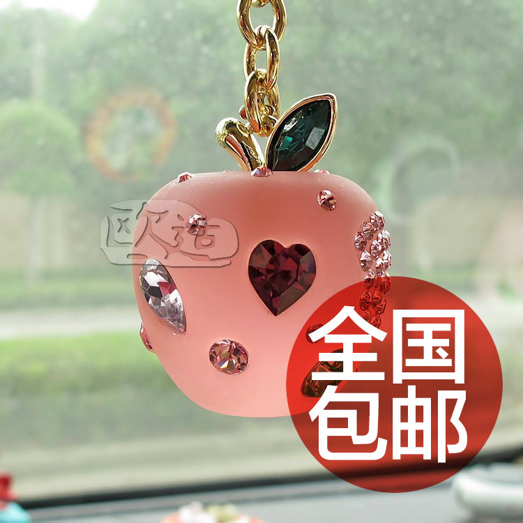 莫华洛德琉璃苹果汽车挂件气车上挂饰果小车内饰品车用装饰用品