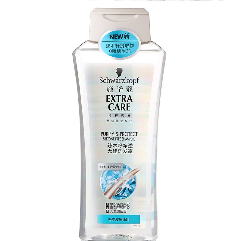 【天猫超市】Schwarzkopf施华蔻辣木籽净透无硅洗发露400ml