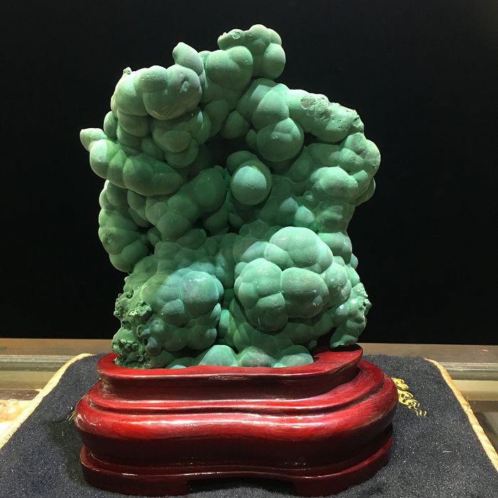 Mineralogy Natural Grape Shaped Peacock Stones Original Stone Pendulum Pieces Chite Stone Ore Sightseeing Stone Collection 7185